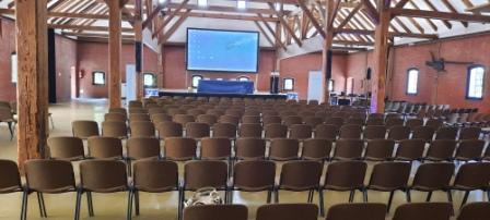 „Technik-Check vor Beginn des Vortrags“