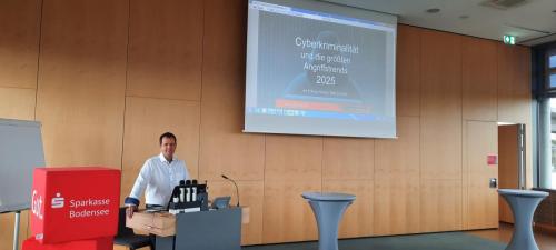Hackervortrag bei der Sparkasse Bodensee 