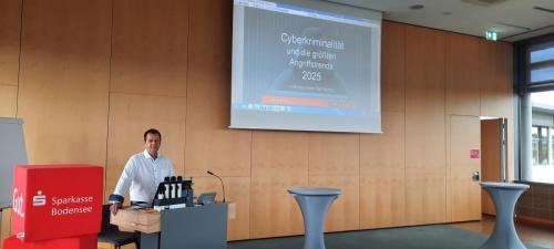 Hackervortrag bei der Sparkasse Bodensee 